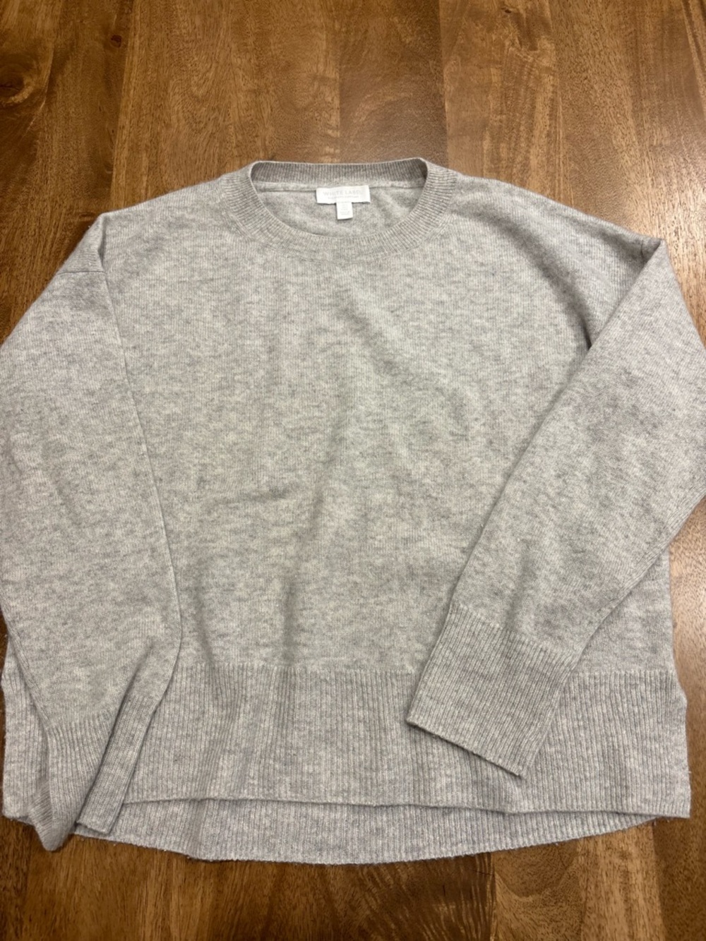 The White Company Men's Crewneck Sweater in Heather Gray